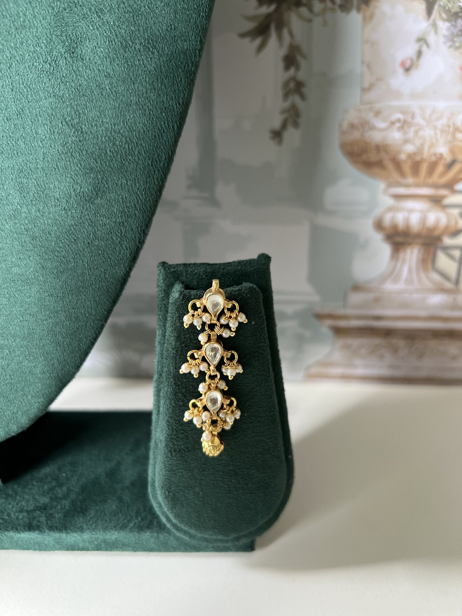 Nireeksha Jadau Kundan Pearl Necklace Set