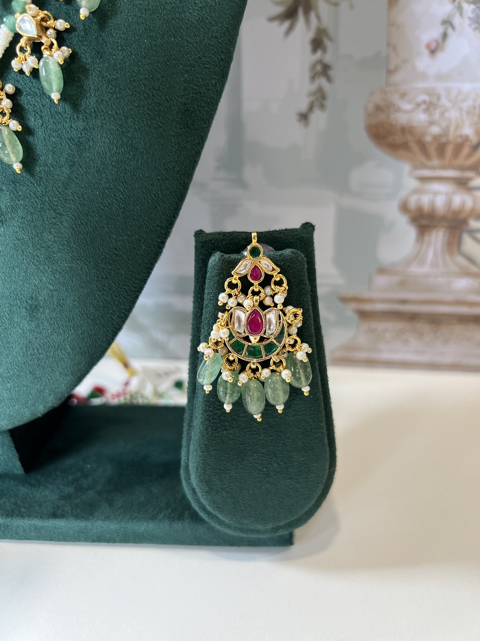 Kamalika Jadau Kundan Double Layer Rani Haar Set