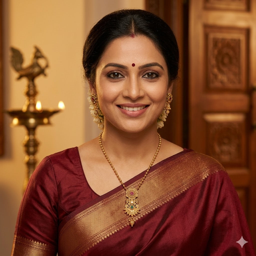 Vasundhara Antique Pendant Set