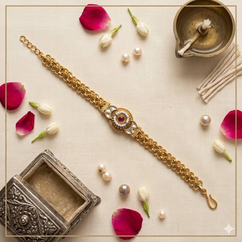 Sondhani Antique Gold Bracelet