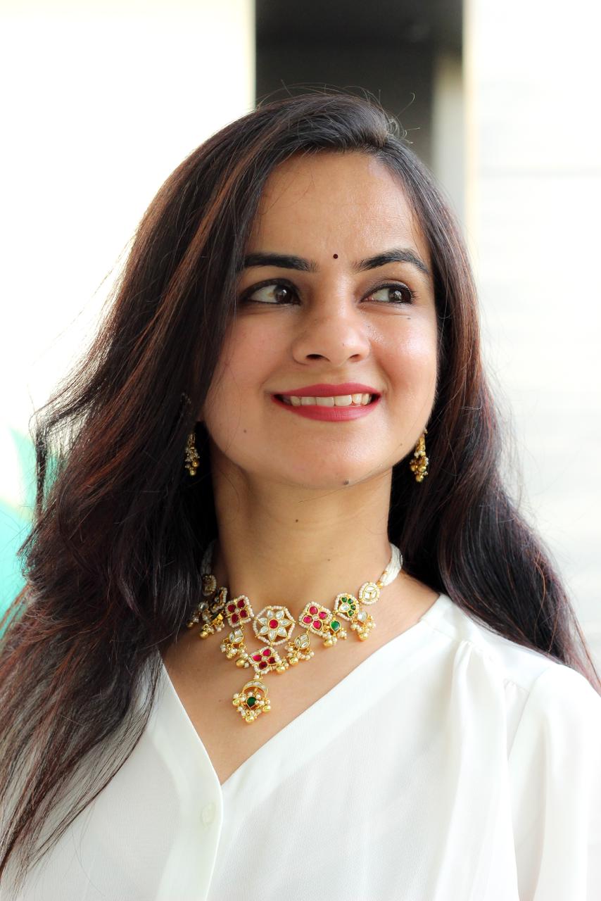 Aura Floral Kundan & Pearl Set