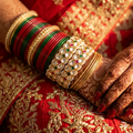 Navratna Kundan Pearl Bangles
