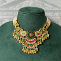Vanmala Mango Motif Heritage Necklace Set