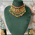 Devkanya Temple Peacock Heritage Necklace Set