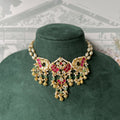Meherangi Jadau Kundan Necklace Set