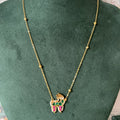 Mrigaya Jadau Kundan Pendant Chain