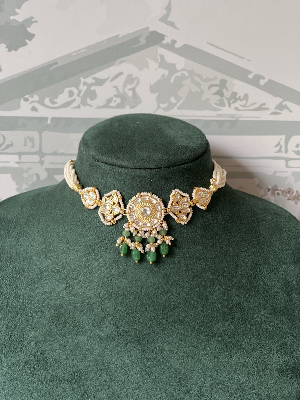 Panna Lata Jadau Kundan Choker Set