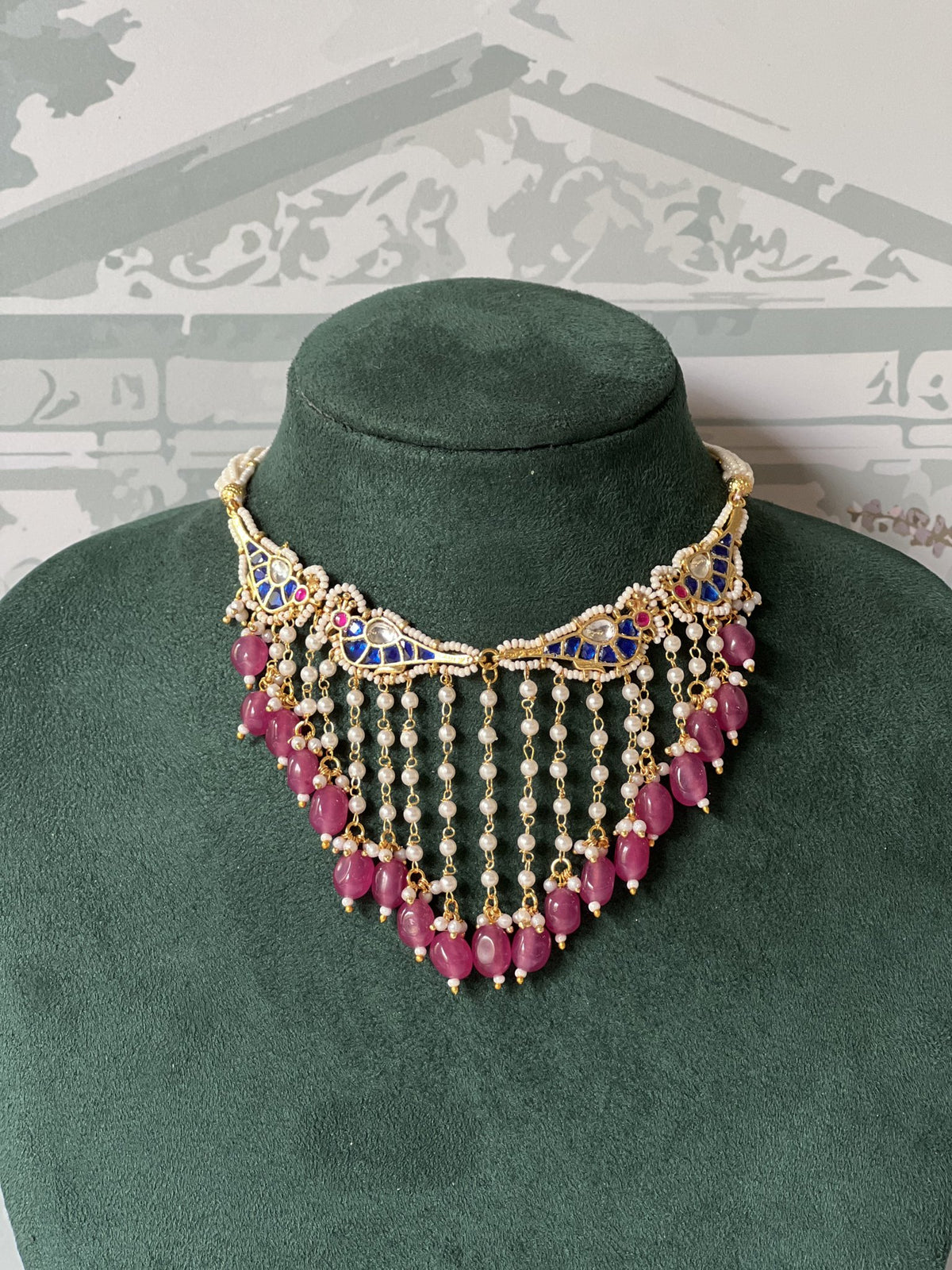 Neelpari Jadau Kundan Choker Set