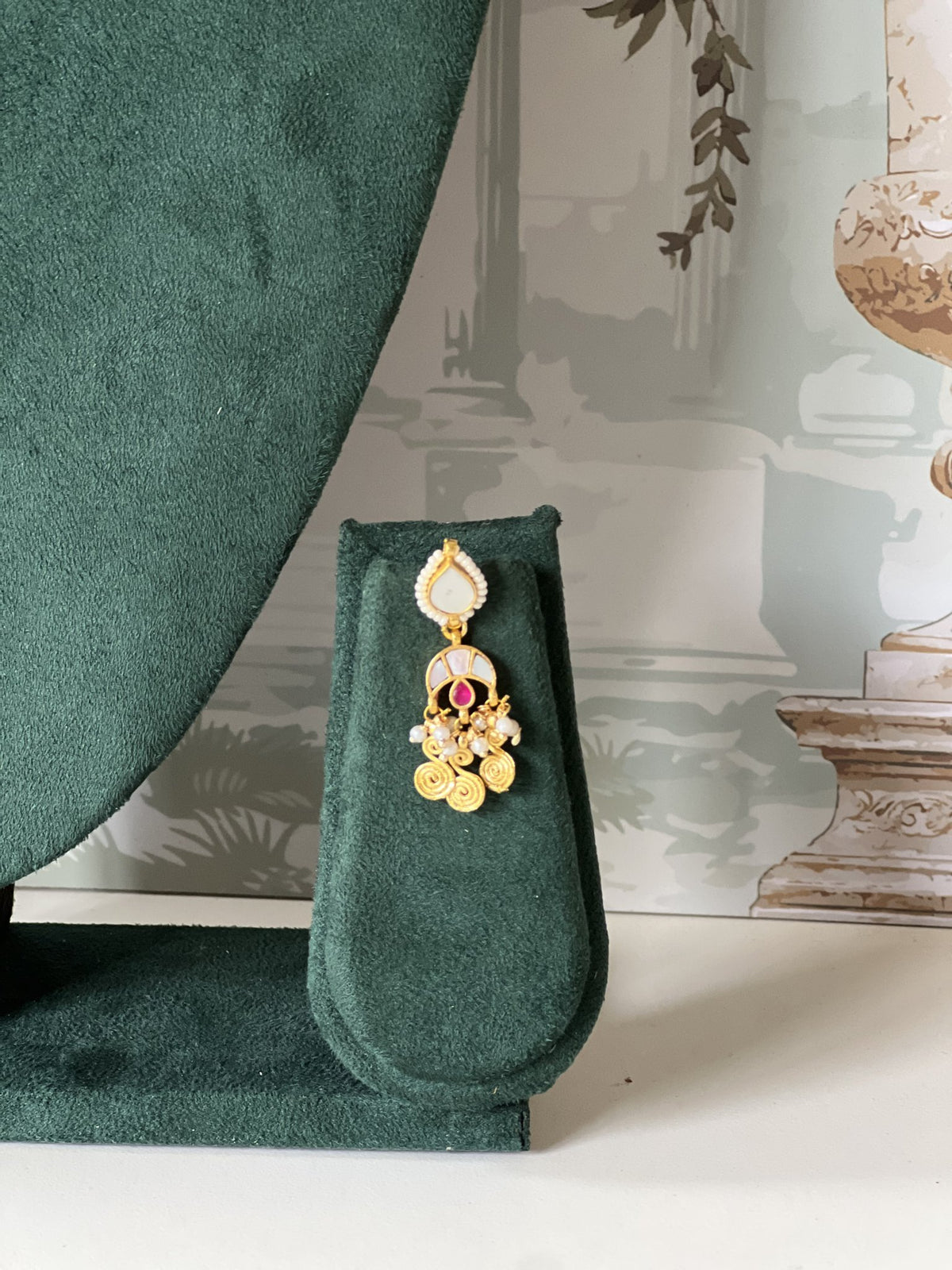 Chandraranga Jadau Kundan Pendant Chain