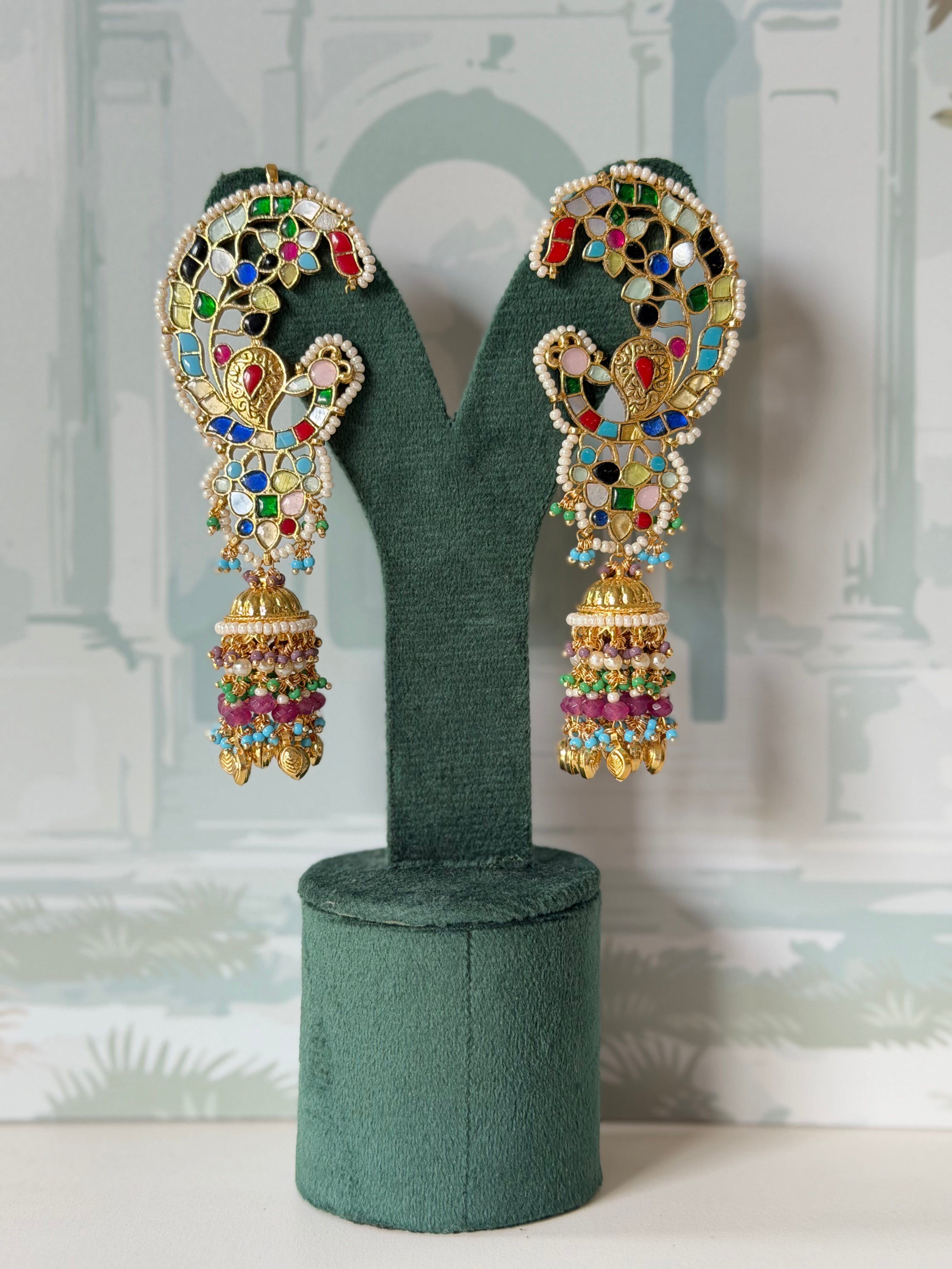 Gold Ear Cuff | Traditional Handcrafted Ear Pin for Weddings and Festive Wear