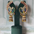 Gold Ear Pin Cuff | Handcrafted Statement Ear Ornament for Bridal and Festive Wear