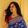 Meenal Jadau Kundan Emerald Necklace Set