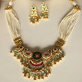 Vanmala Mango Motif Heritage Necklace Set