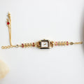 Kalgi Ivory Kundan Watch