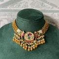 Sringara Twin Peacock Jadau Kundan Heritage Necklace Set