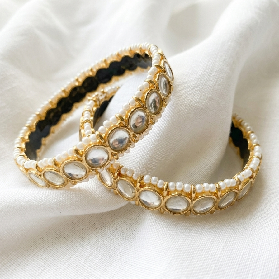 Minimal Jadau Kadaa Set