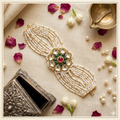 Rajwadi Moti Cuff Bracelet