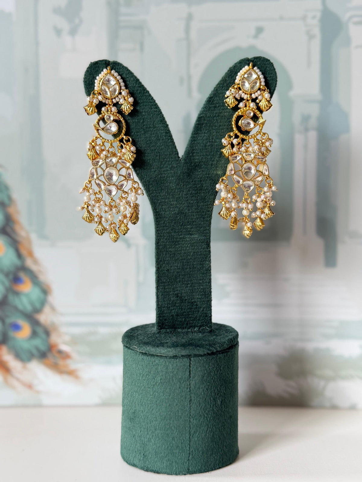 Jhalar Jadau Kundan Earrings